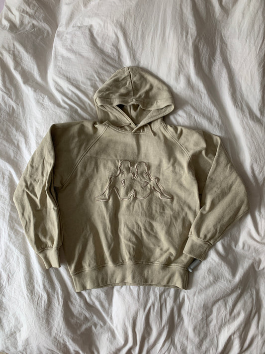 Beige Kappa Hoodie M