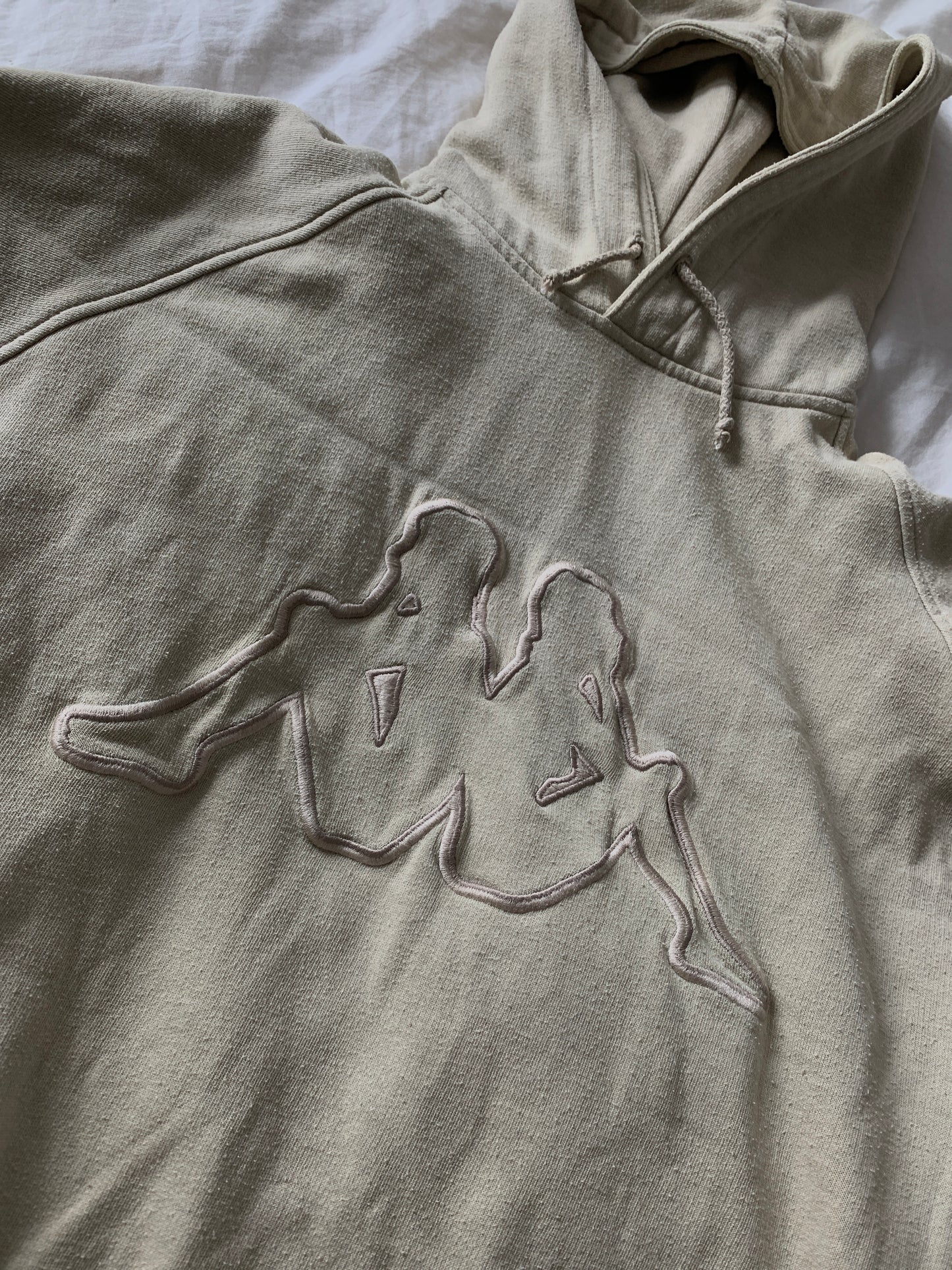 Beige Kappa Hoodie M