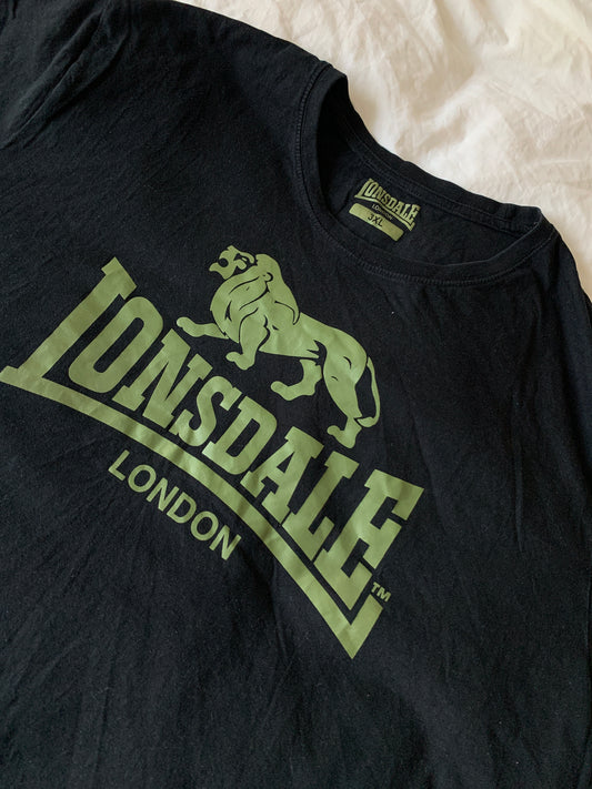 Schwarzes Lonsdale T-shirt XXL