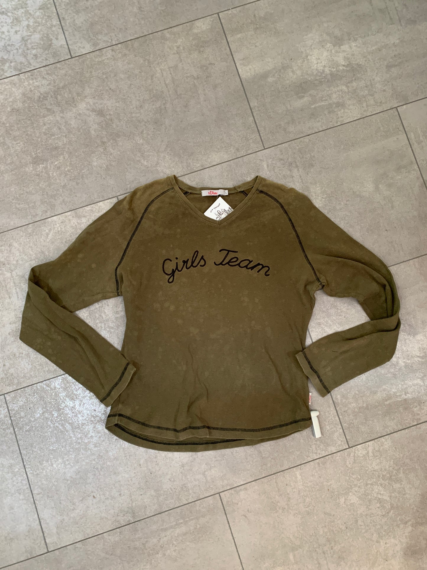 S.Oliver Olive Longsleeve L