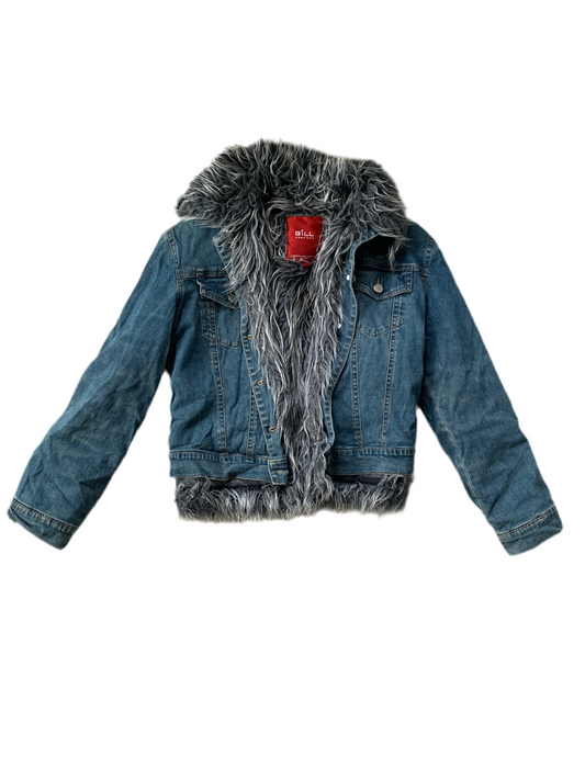 Fake Fell Jeansjacke S