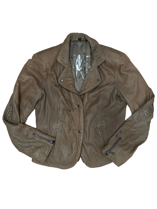 Lederjacke hell braun M/L
