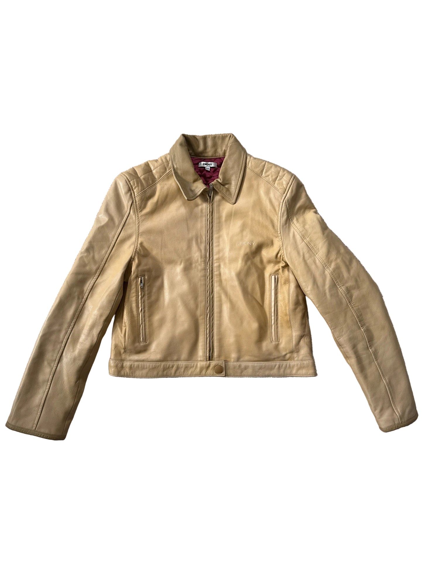 Vintage DKNY Lederjacke S