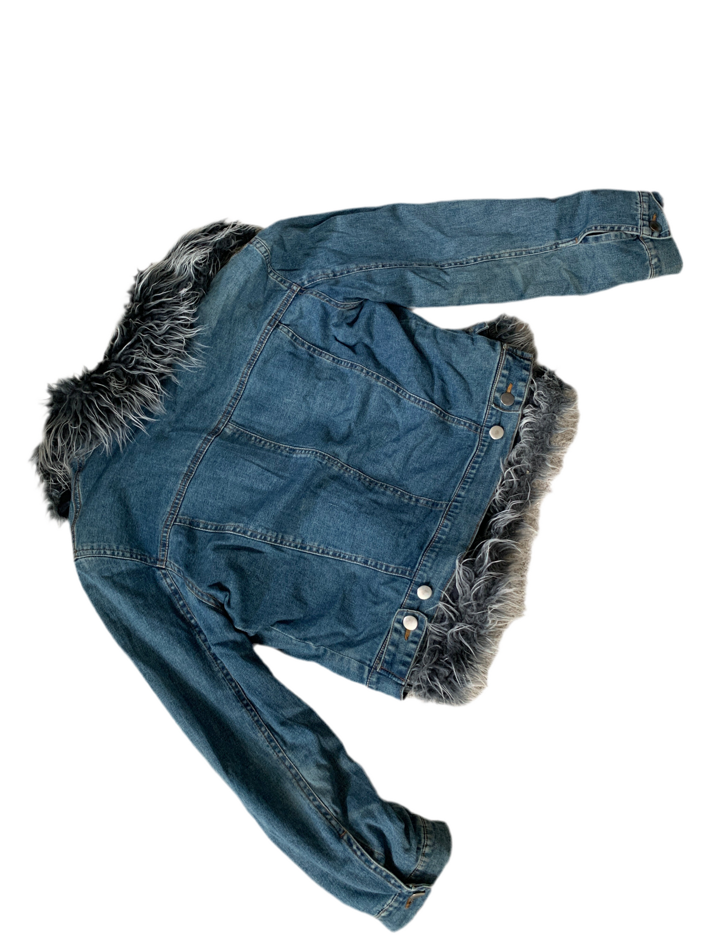 Fake Fell Jeansjacke S