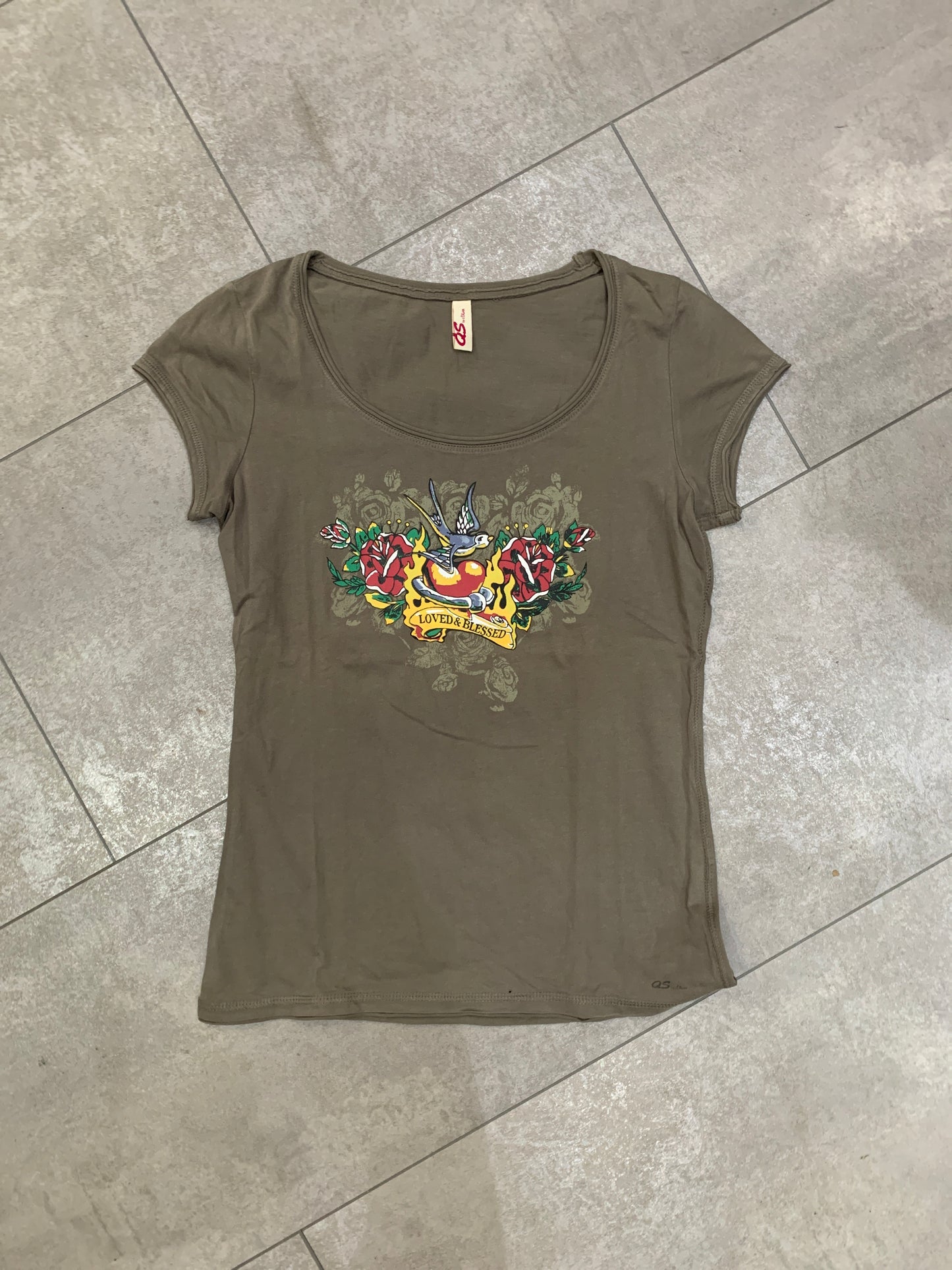 Y2K s. Oliver braun T-Shirt M