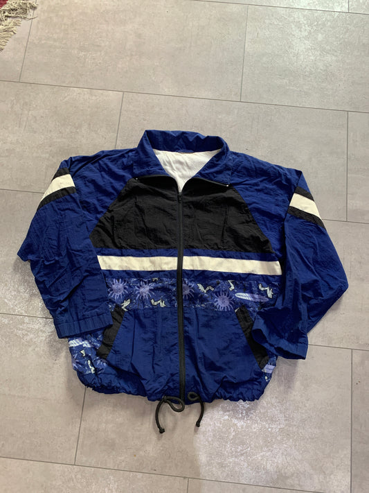 Vintage blaue Shell Jacke M
