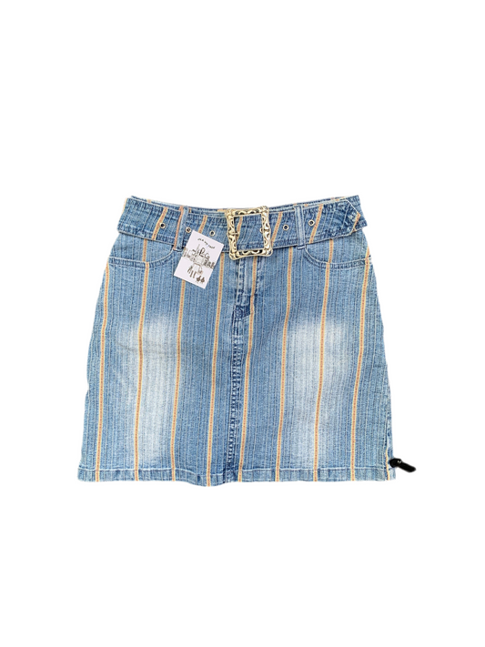 Jeansrock mit Gürtel S