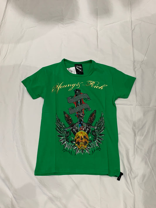 Young &Rich grünes T-shirt M
