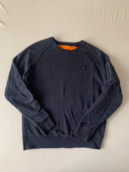 Navy Alpha Crewneck M/L