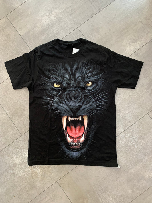 Spiral schwarzes Panther T-shirt M