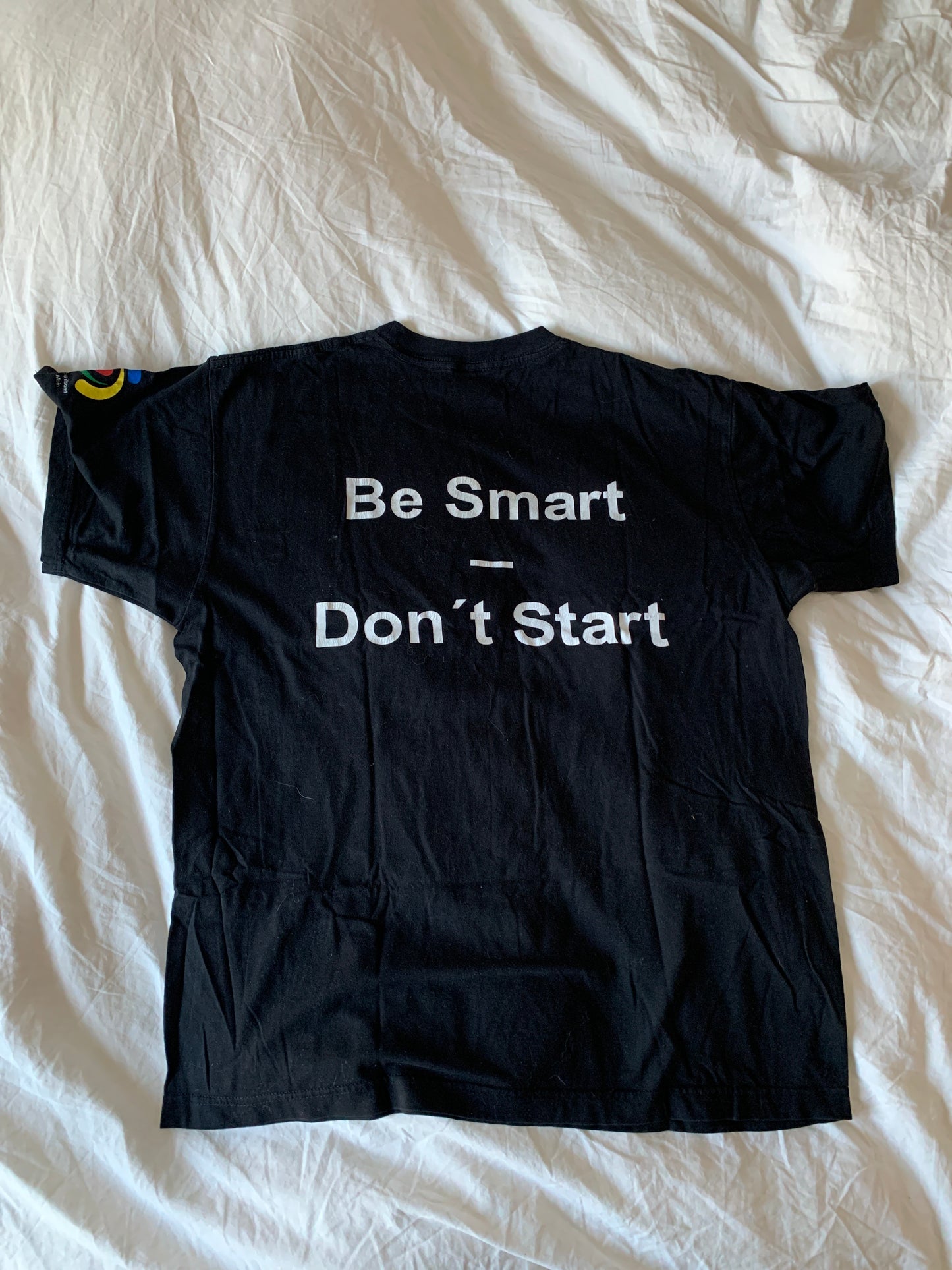 Nichtrauchen T-shirt schwarz M