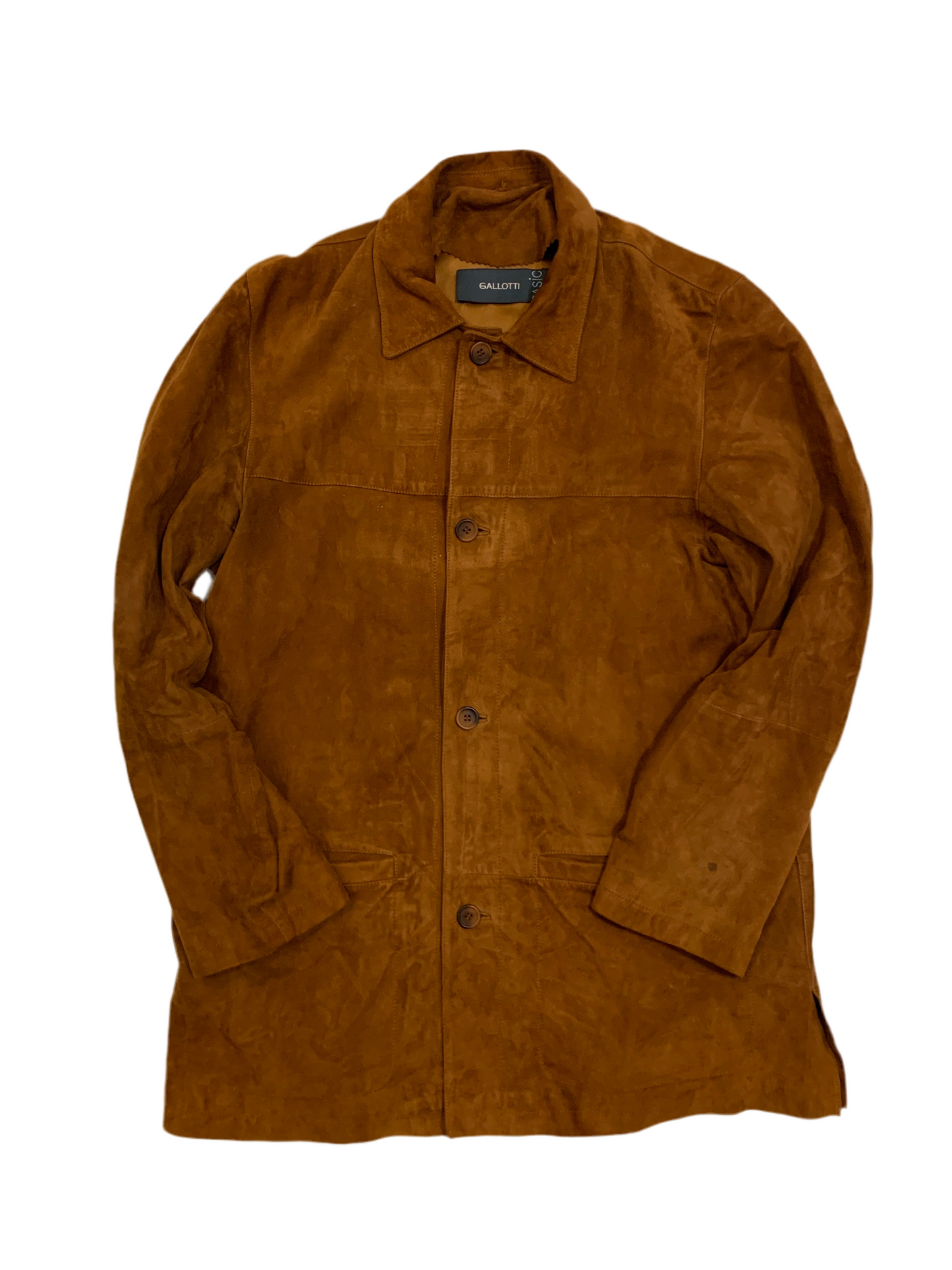 Braune Wildleder Jacke L