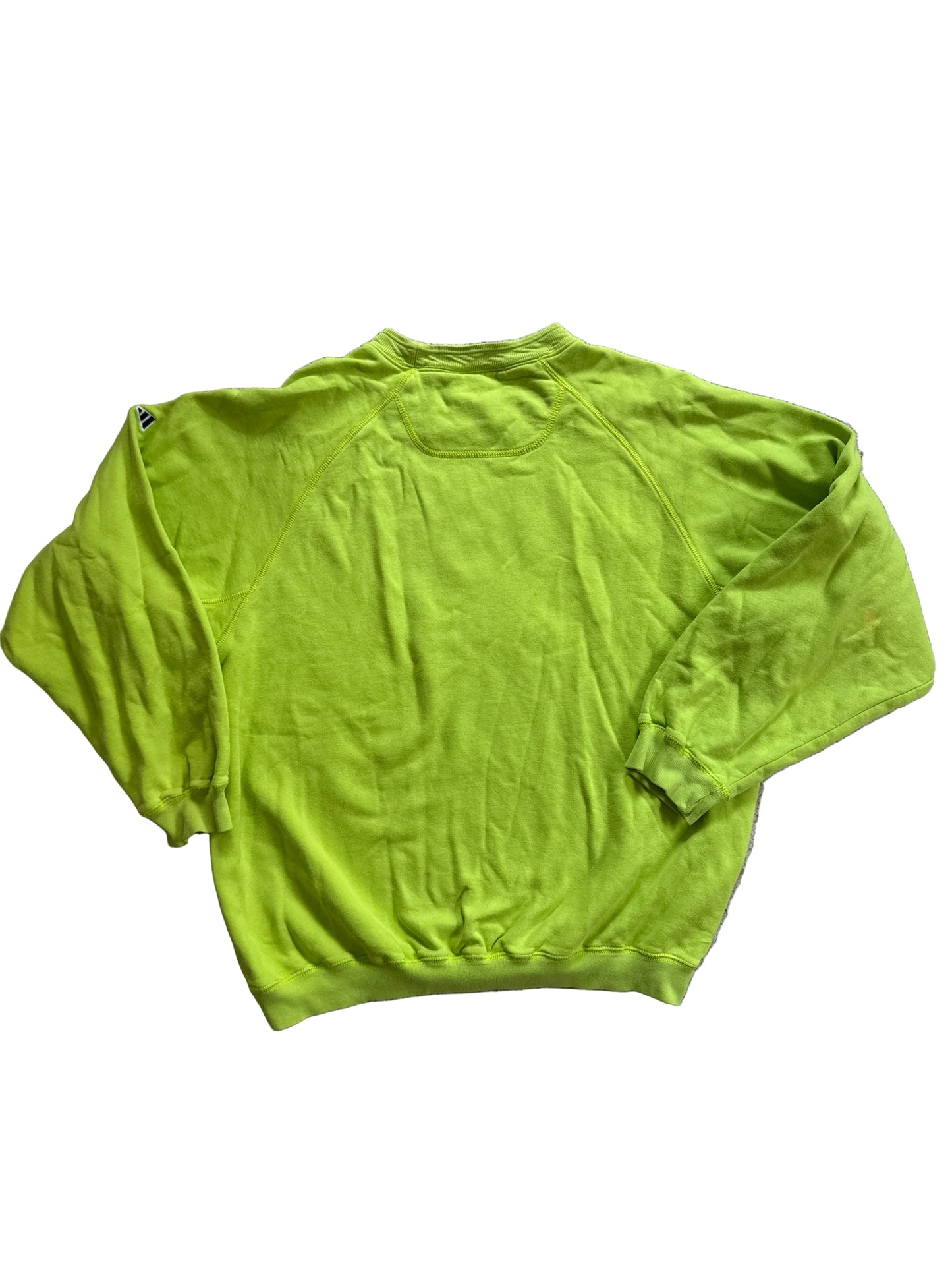 Vintage Adidas Pullover neon 90s L