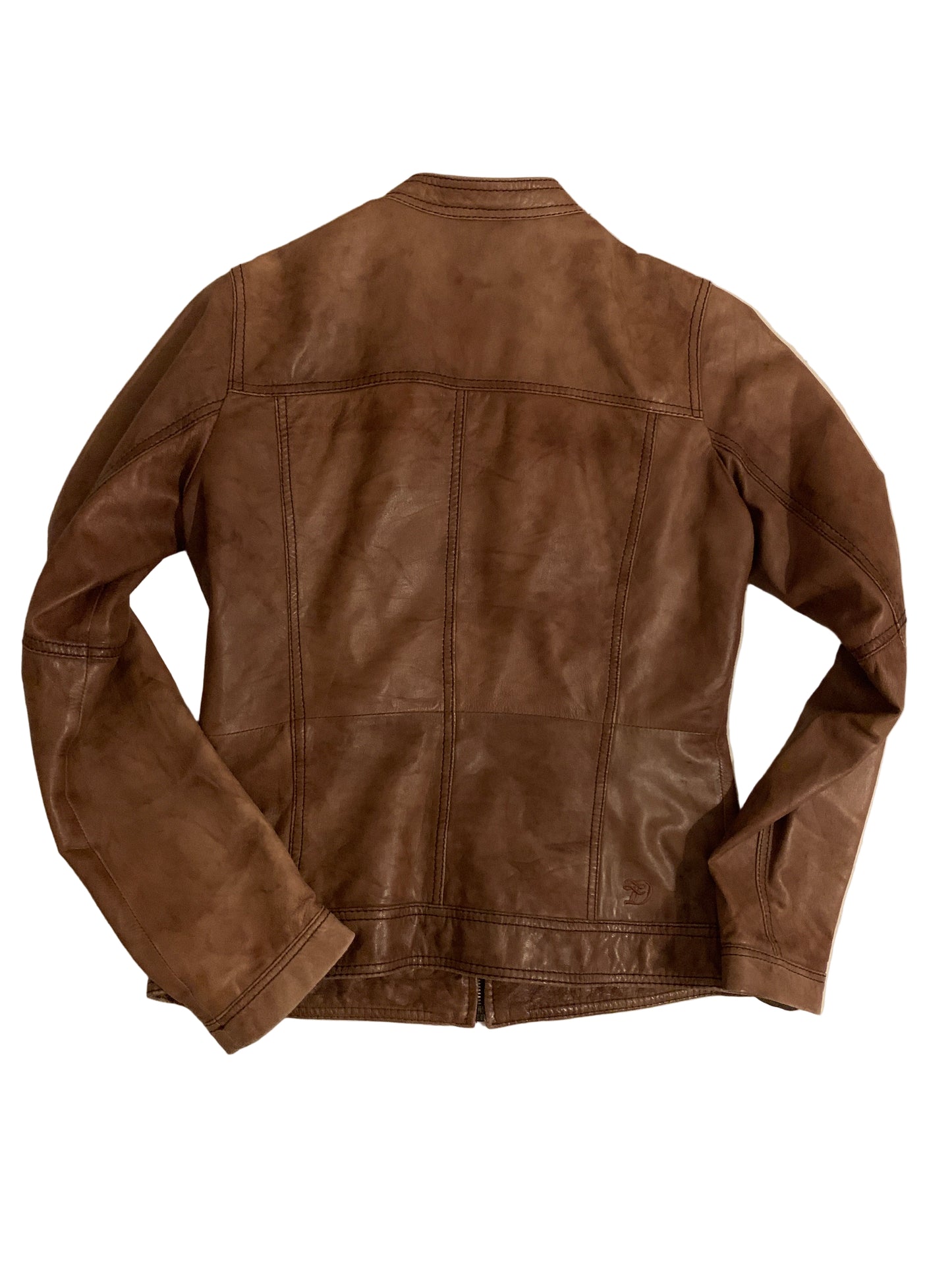 Lederjacke braun S