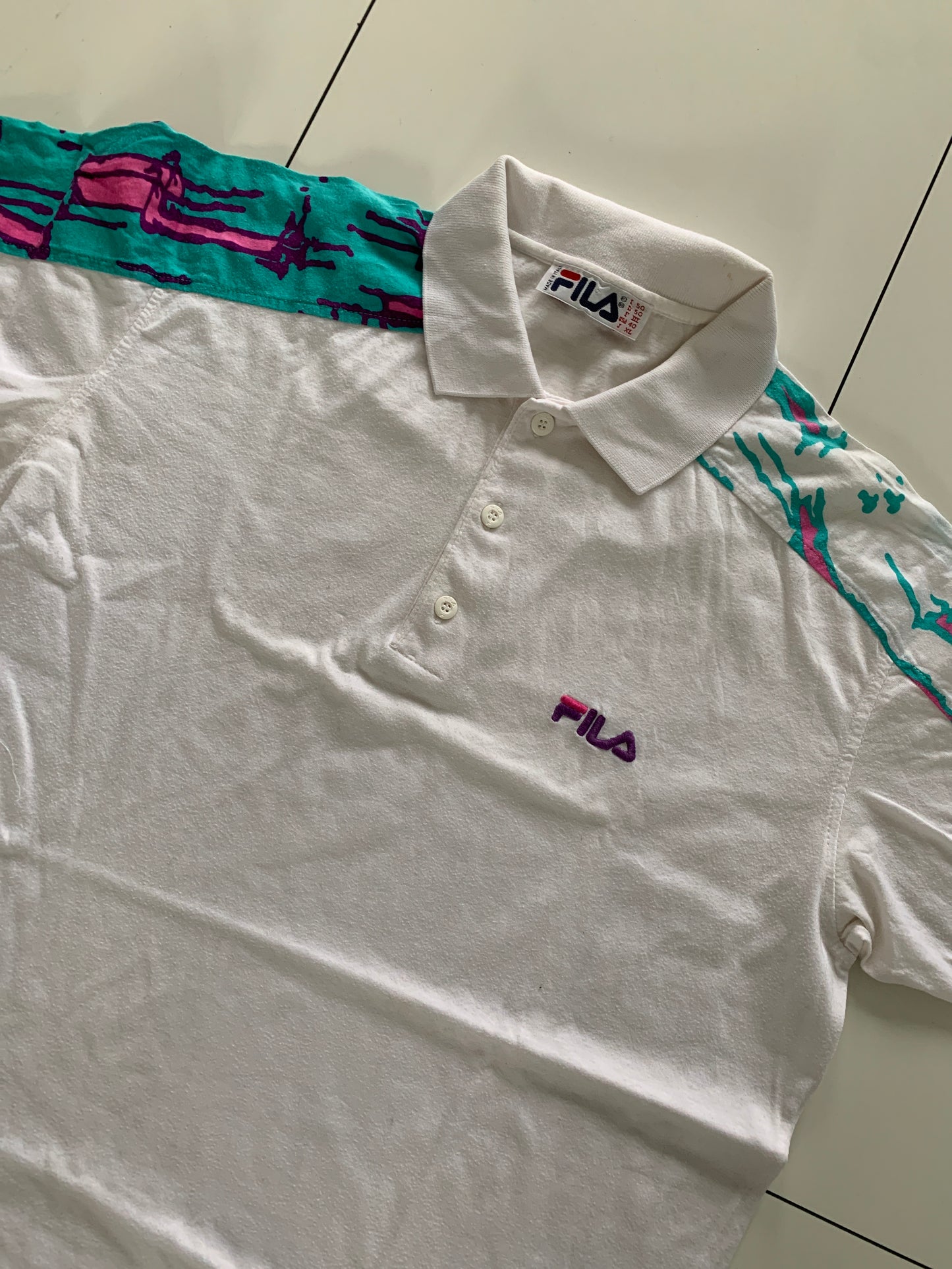 Vintage Fila Tennis Polo M