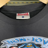 Vintage Black Bon Jovi Forever T-Shirt Euro Crush 2000 - L