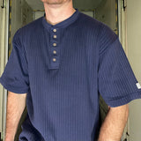 Vintage Blue Polo Shirt 90s - XL