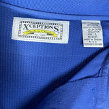 Vintage Blue Shortsleeve Polo Shirt 90s - L