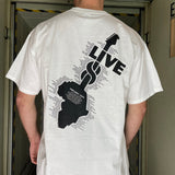 White Live 8 T-Shirt 2005 - XL