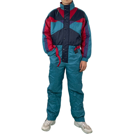 Vintage Ski Overall - M