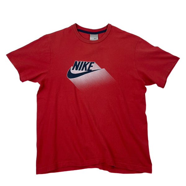 Vintage Red Nike T-Shirt 2000s - L