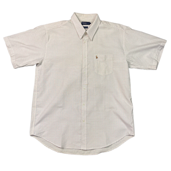 Vintage Checkered Polo Ralph Lauren Shirt 90s - XXL