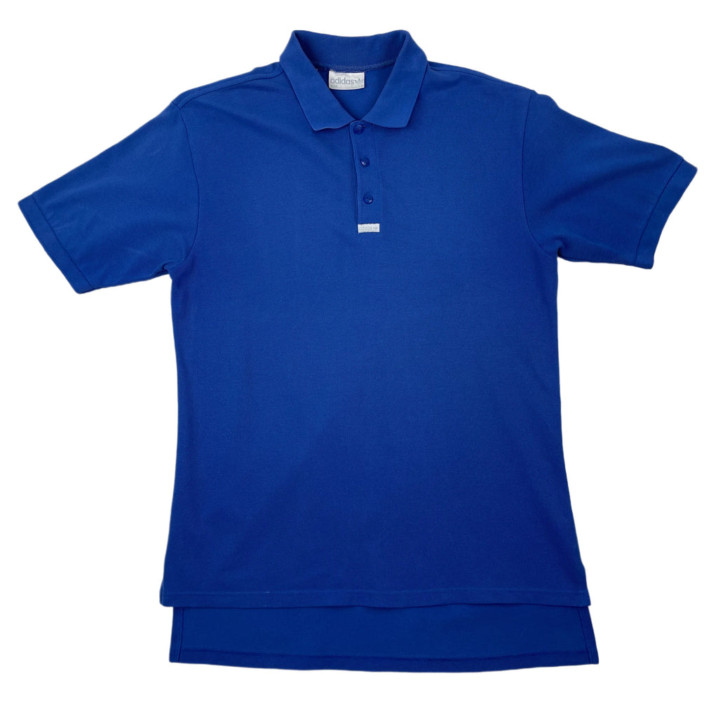 Vintage Blue Adidas Polo Shirt 90s - M/L