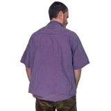 Vintage Purple Checkered Shortsleeve Levi`s Shirt 80s - XL