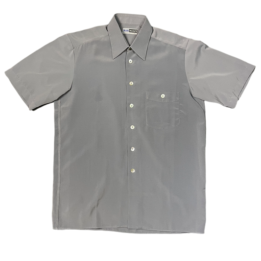 Vintage Grey Shiny Shirt 90s - XL
