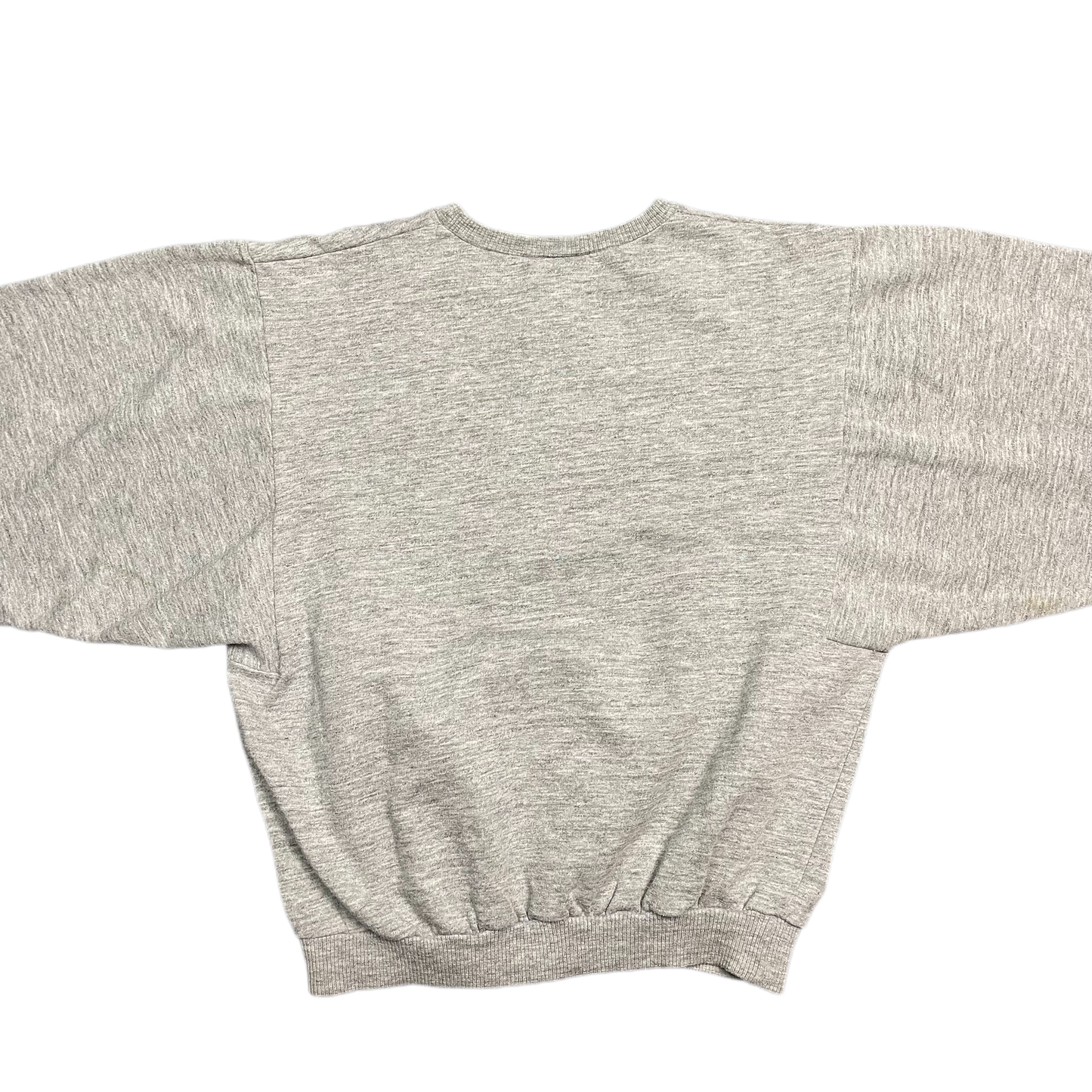 Vintage Grey Adidas Runners Graphic Sweatshirt 80s - S