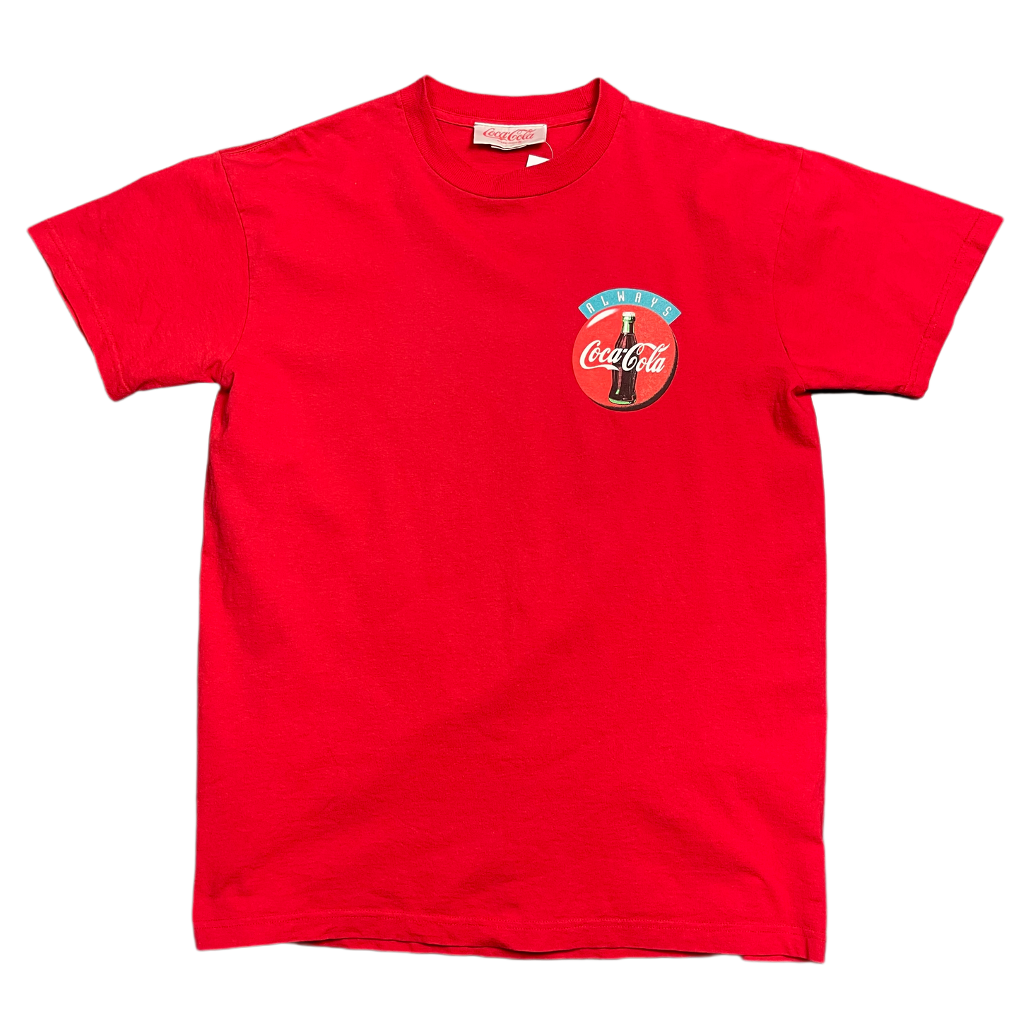 Vintage Red Coca Cola Graphic T-Shirt 1994 - L/XL