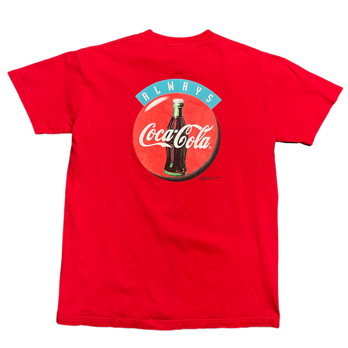 Vintage Red Coca Cola Graphic T-Shirt 1994 - L/XL
