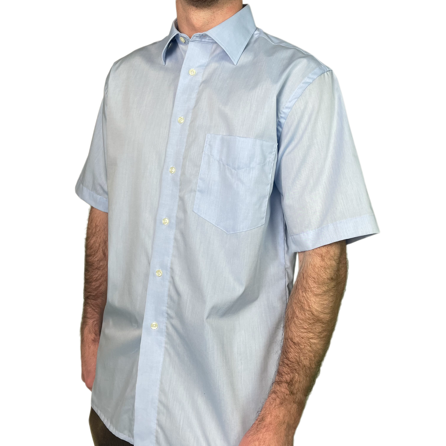 Vintage Light Blue Shortsleeve Shirt 00s - M/L