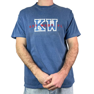 Vintage 90s Key West Vintage T-Shirt Blue - L