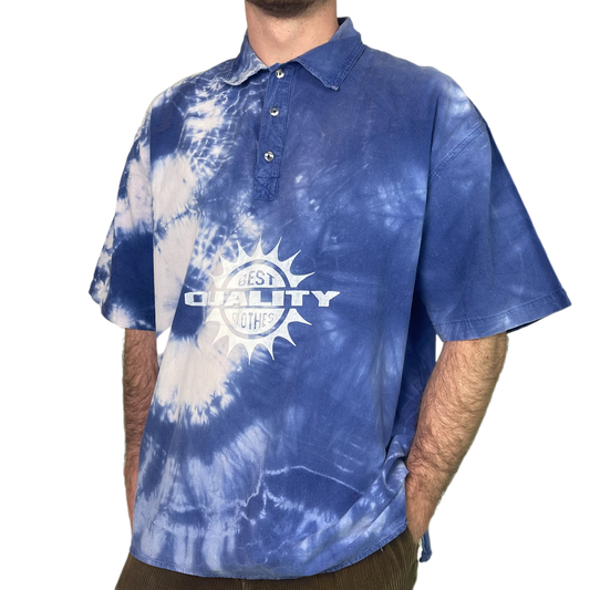 Vintage Blue Shortsleeve Shirt 90s - L/XL