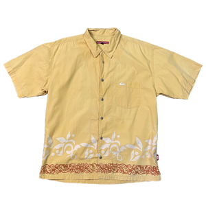Yellow Quiksilver Shirt 2000s - L