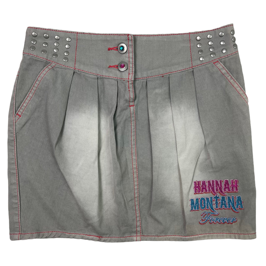 Disney Hannah Montana Grey Denim Skirt Y2K- XS/S