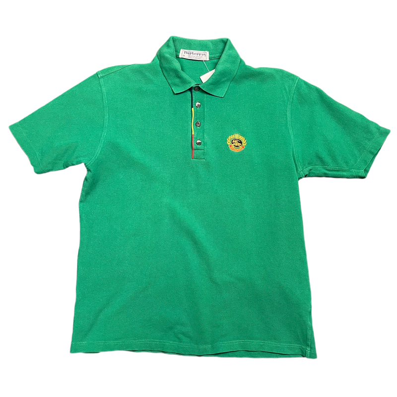 Burberry green polo sales shirt