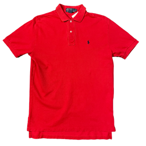 Vintage Red Polo Ralph Lauren Polo-Shirt 90s - M