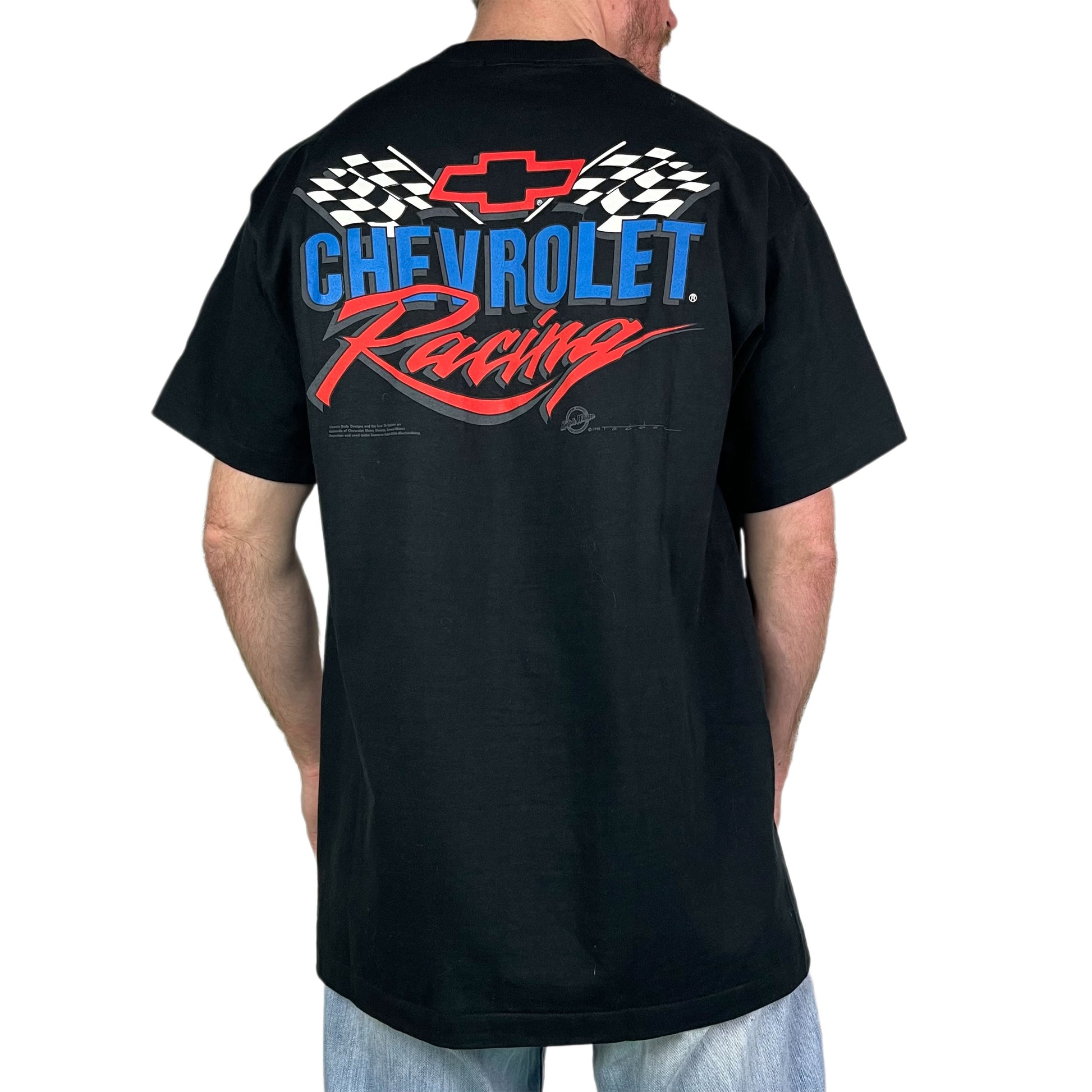 Vintage Black Chevrolet T-Shirt 1995 - XL/XXL