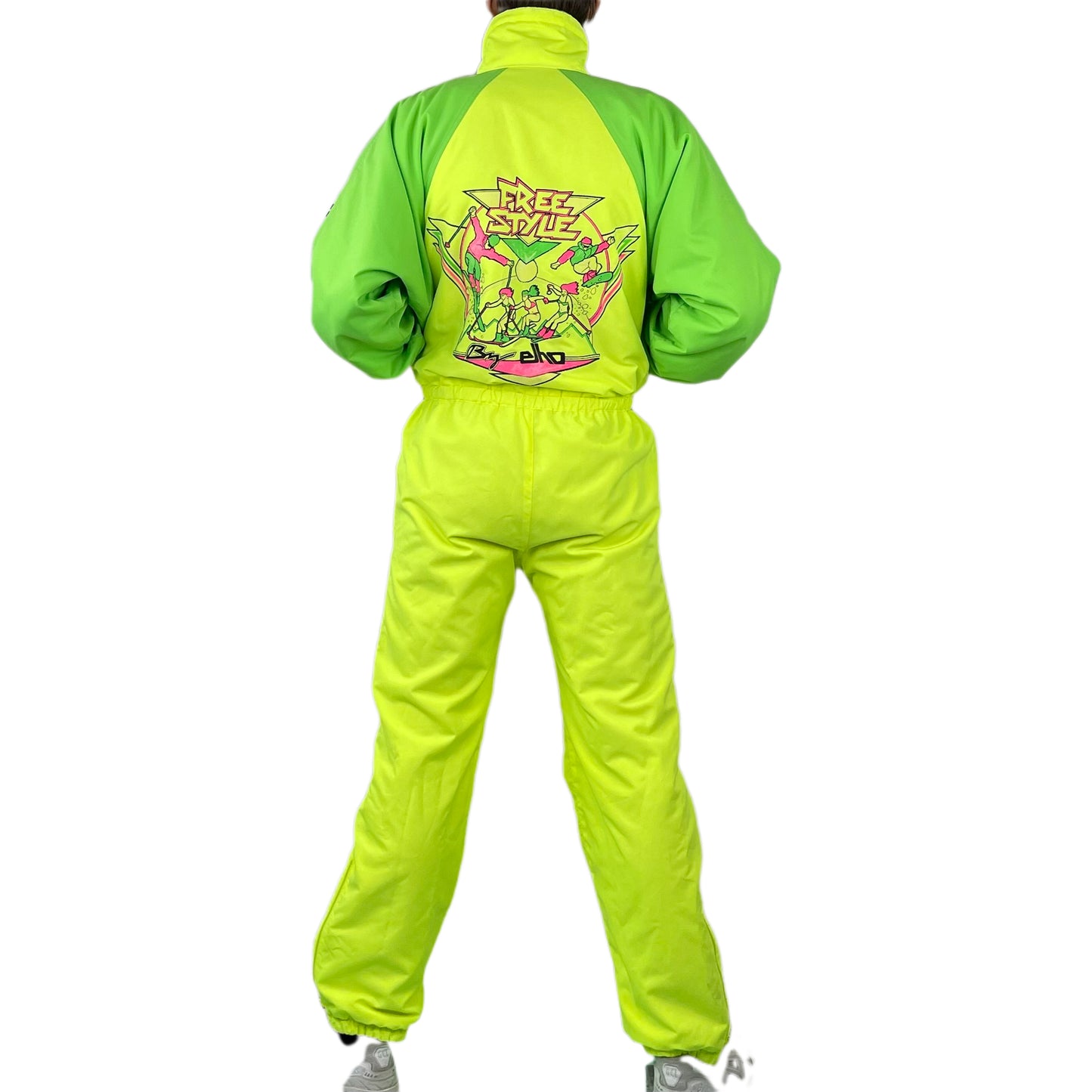 Vintage Neon Elho Ski Overall