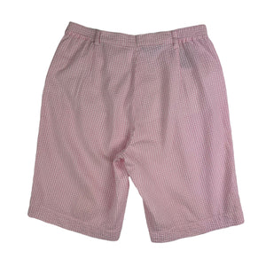 Vintage Pink Checkered Shorts - L