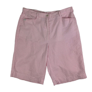 Vintage Pink Checkered Shorts