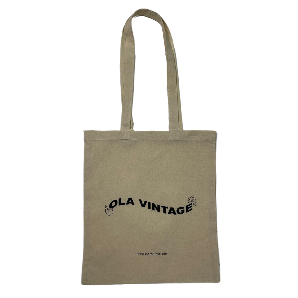 OLA VINTAGE Tote Bag with long Handles