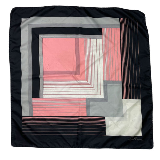 Vintage Geometric Scarf 90s