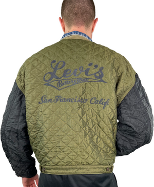 Vintage Blue Green Reversible Levi's Jacket 00s - L