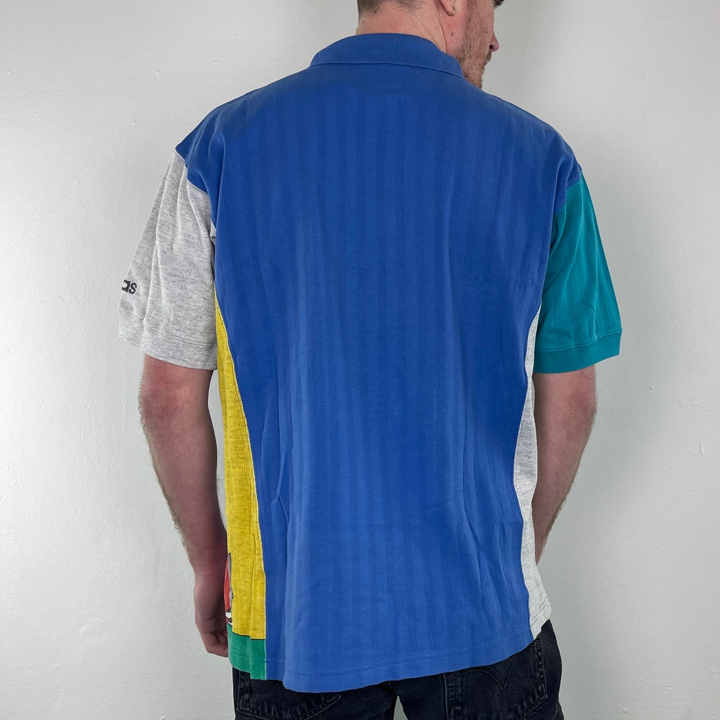 Vintage Tennis Adidas Polo-Shirt 90s - L