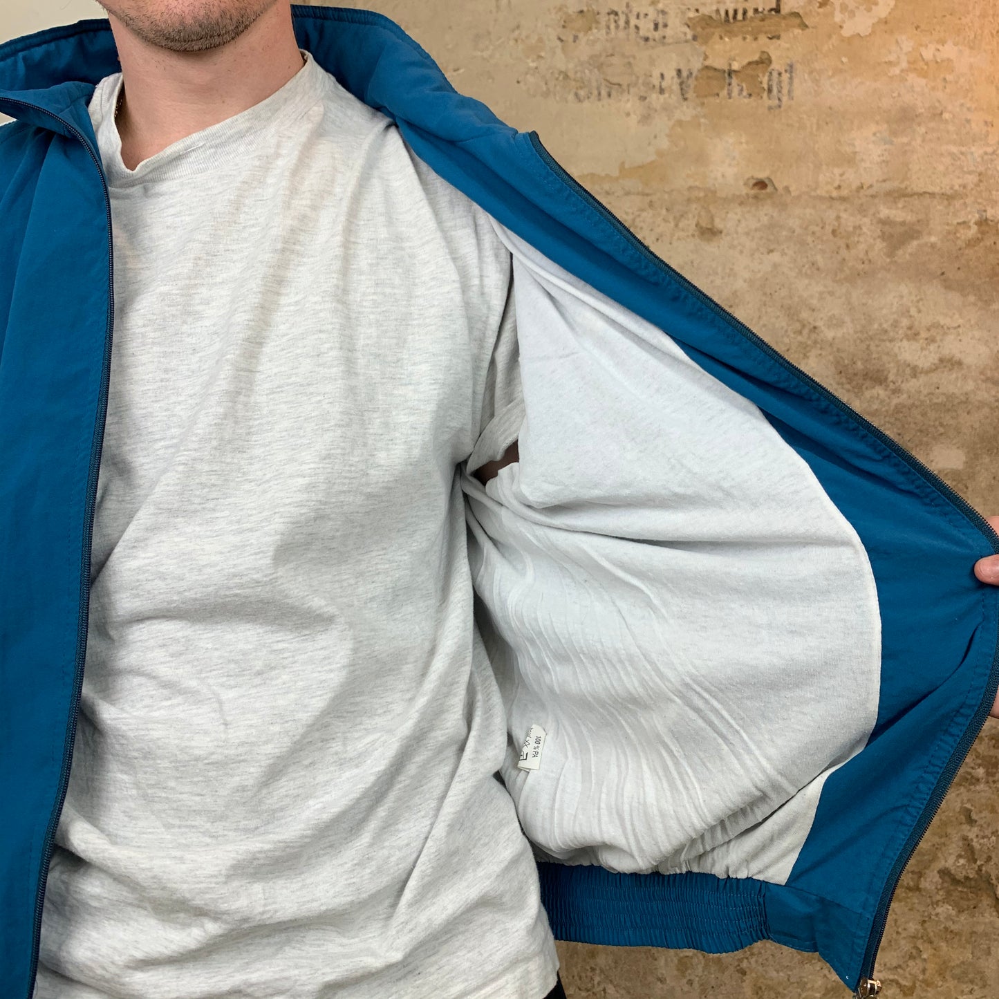 Vintage Blue Track Jacket 90s - L/XL