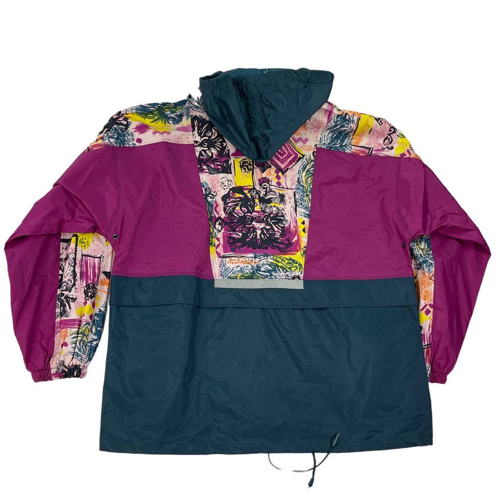 Vintage Colorful Rain Jacket - XL