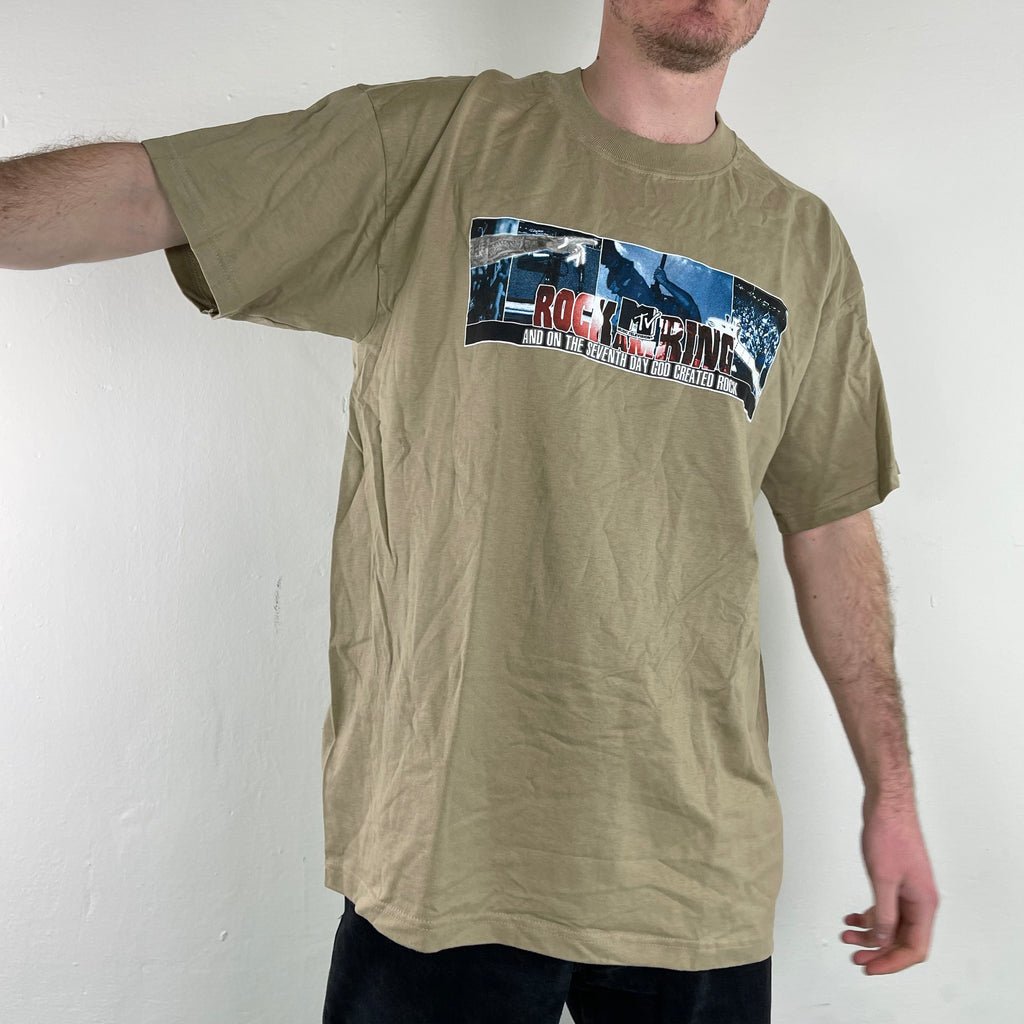 Vintage Beige Rock am Ring T-Shirt 2003 - XL